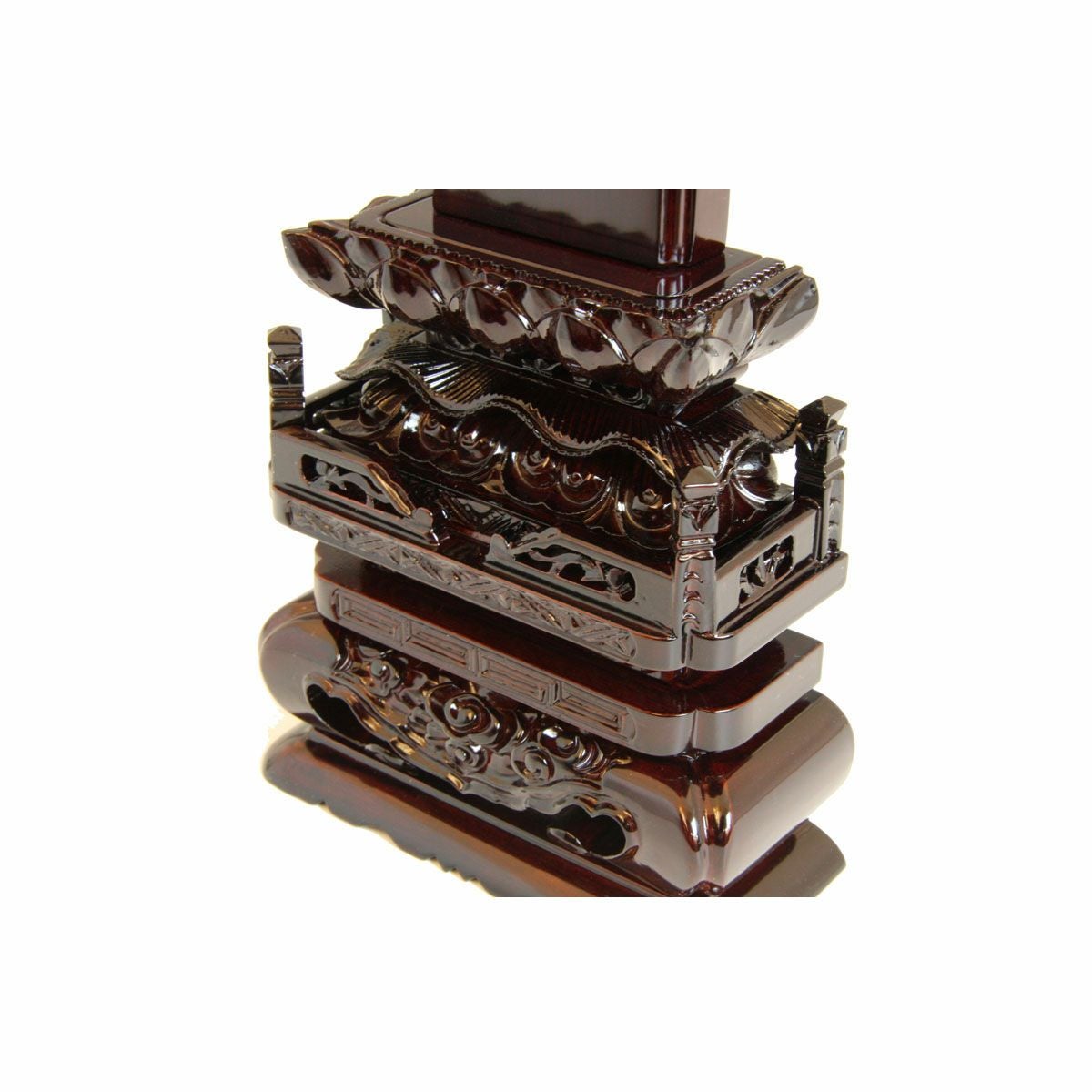 唐木位牌　紫檀　黒檀　切高覧　高級位牌