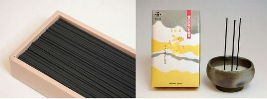 線香　宝ゴールド　大バラ　薫寿堂