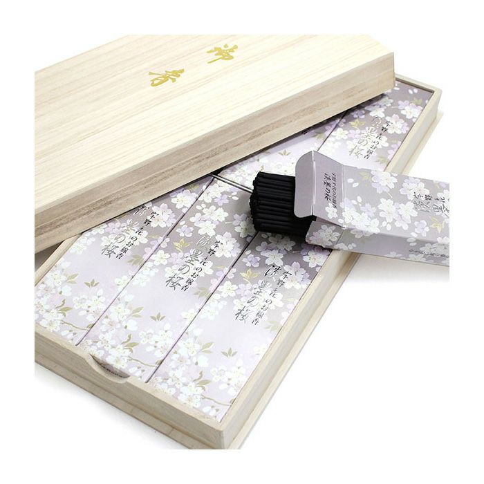 進物用線香　淡桜の桜