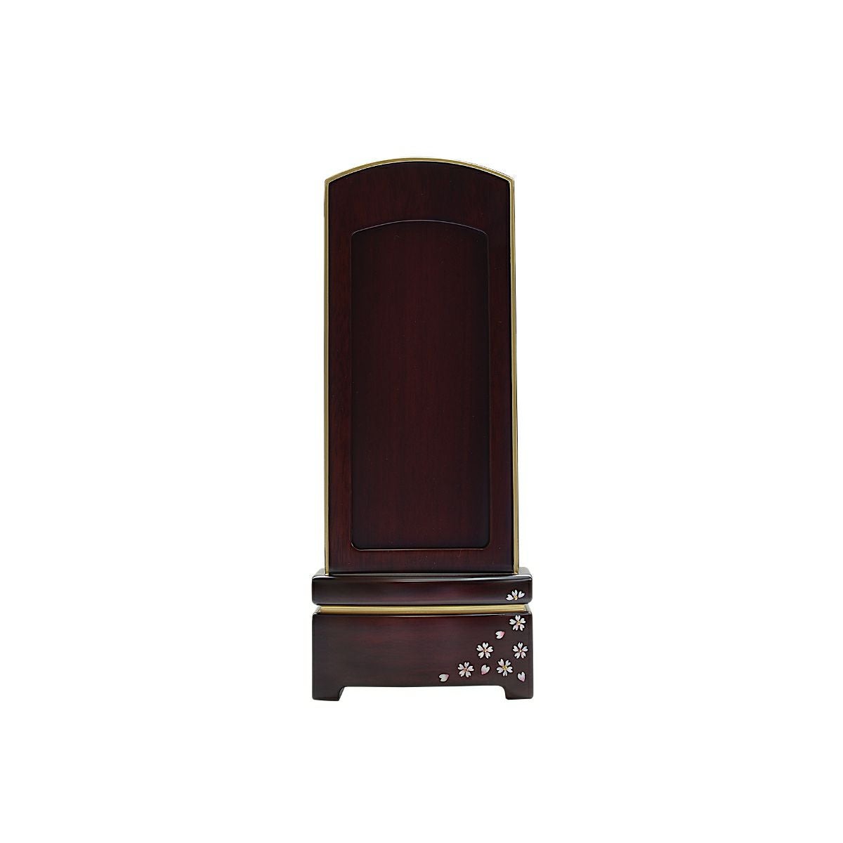 雪丸　回出位牌　【蒔絵：舞桜】　黒檀／紫檀　３.０寸