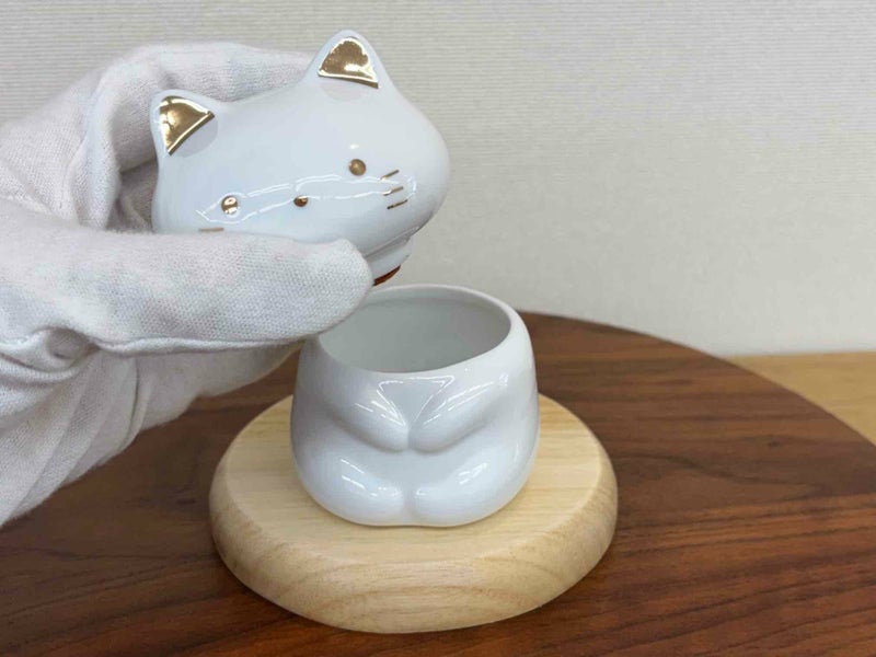 ペット骨壺　ワンちゃんネコちゃん